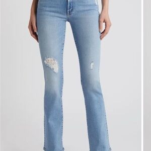 MOTHER Light Blue Flare Jeans